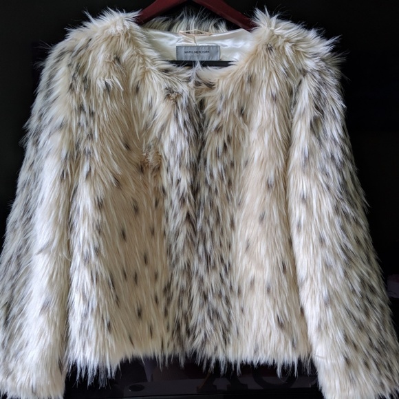 Andrew Marc Women's Faux Fur Coat - Picture 1 of 7